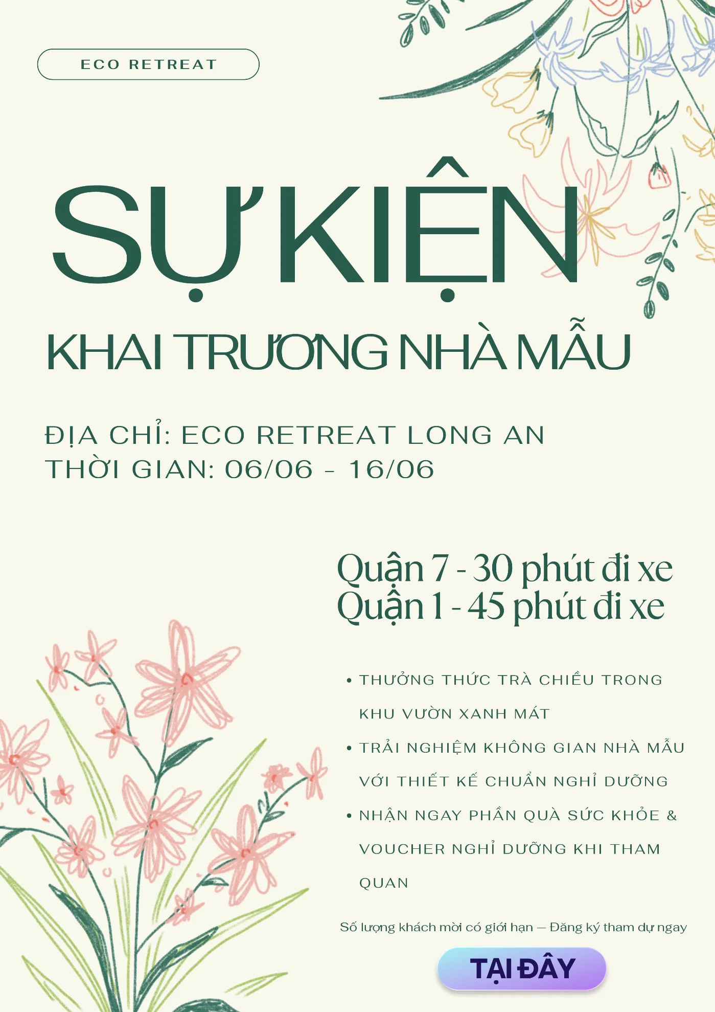 Eco Retreat model house - officially opened 29 May 2025