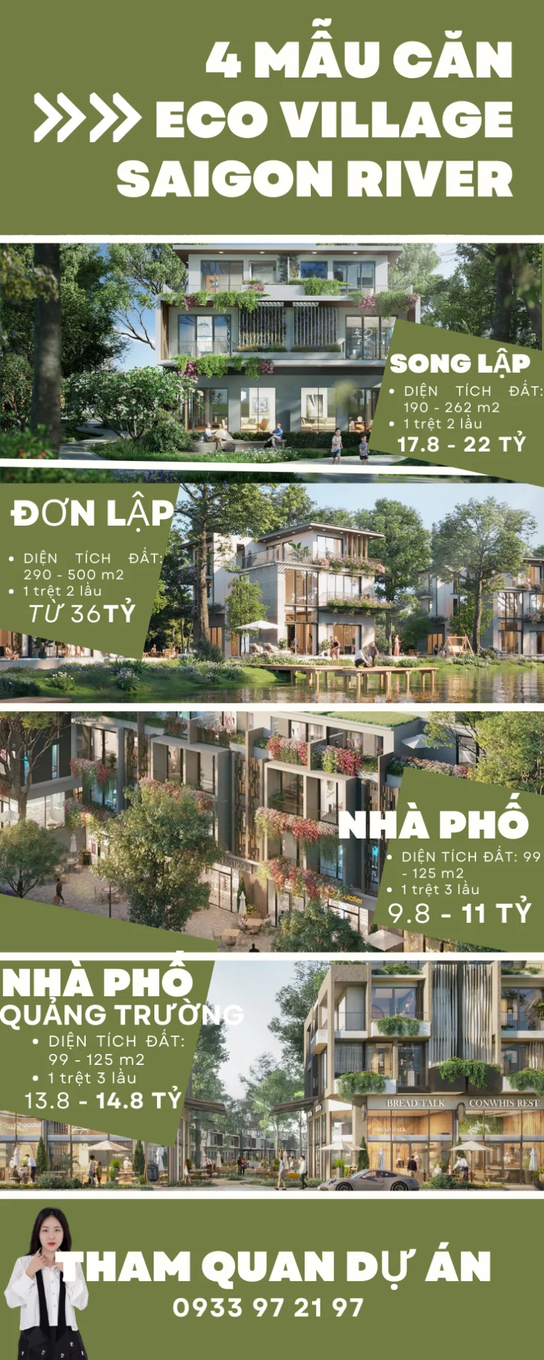 Blue Forest - Forest Townhouse and unit type overview