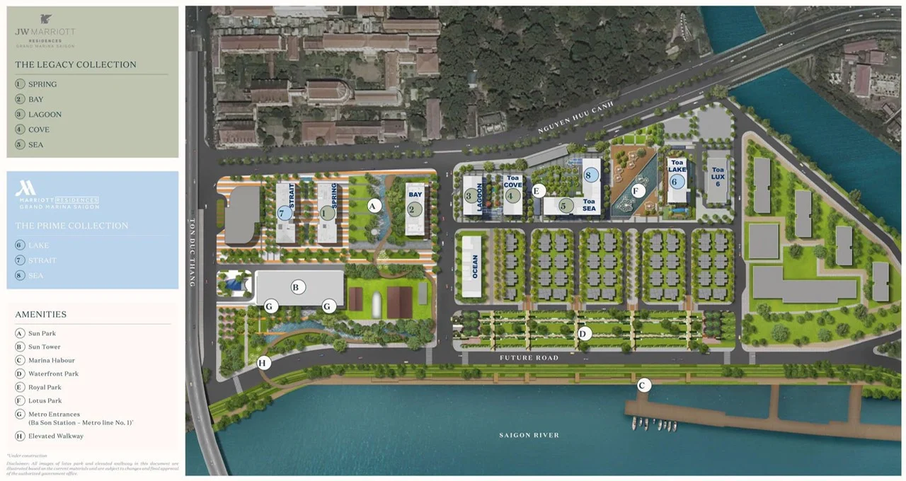 Premium interior render at Grand Marina Saigon