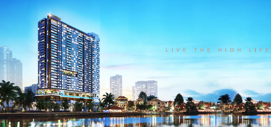 Q2 Thao Dien building night render - Live the High Life