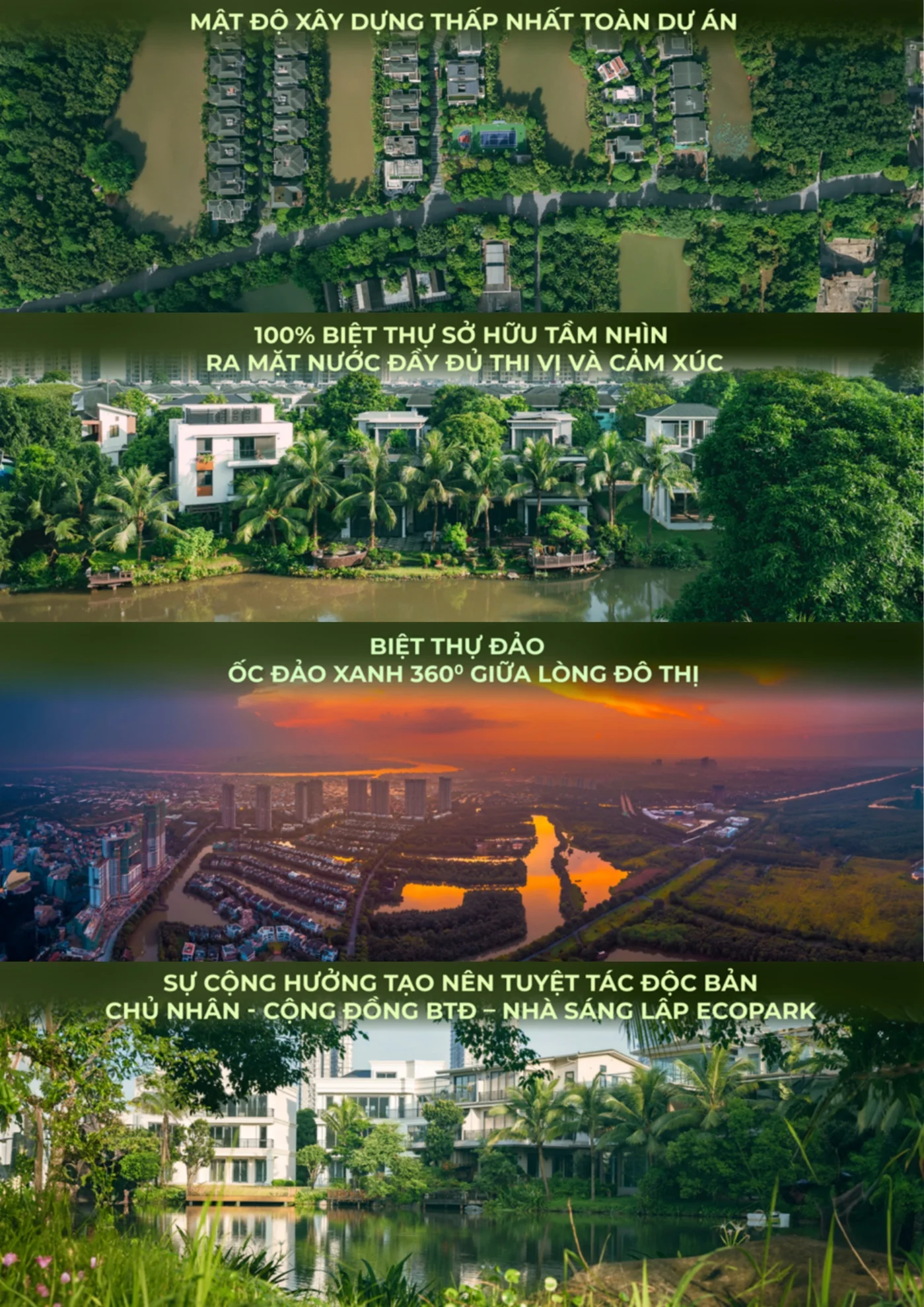 Retreat Island at Eco Retreat - overall masterplan render