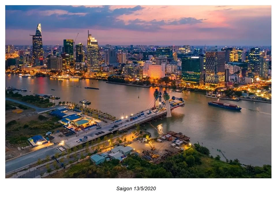 Saigon aerial view — May 2020, Thu Thiem waterfront