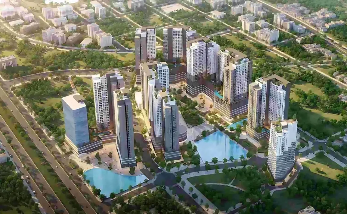 The East Valley aerial render