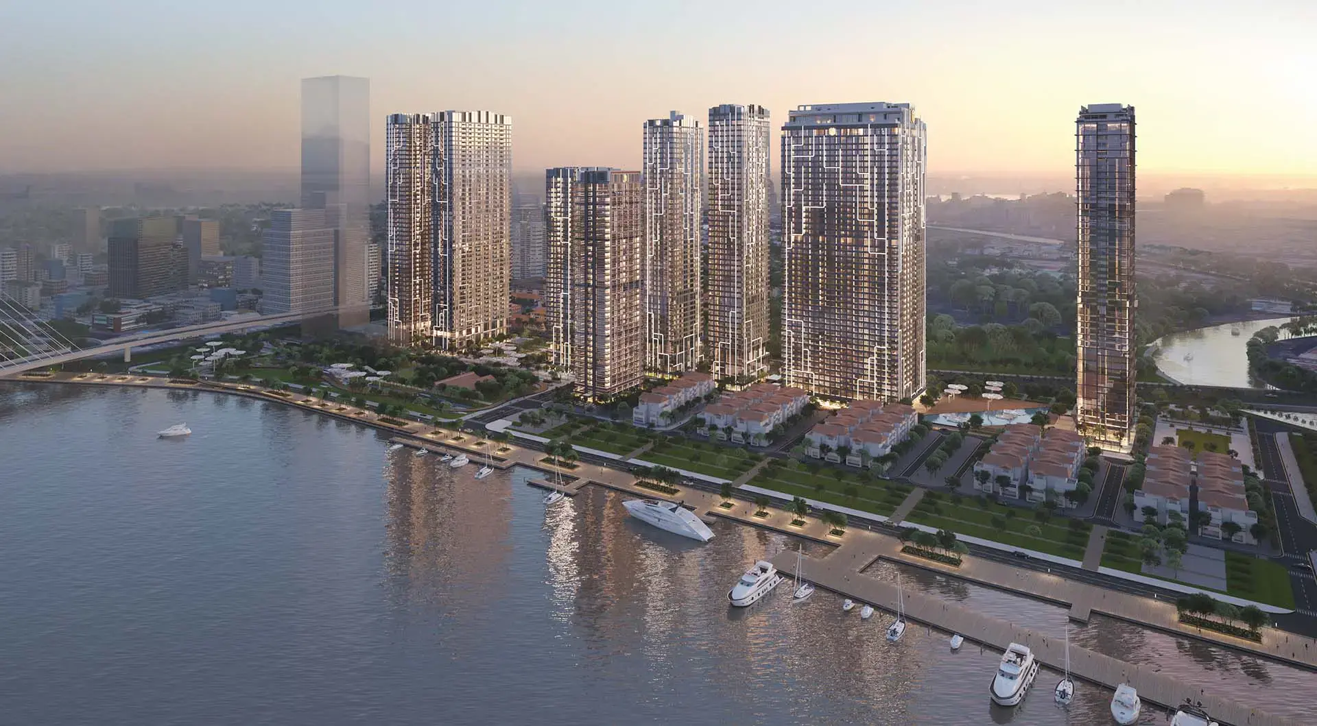 Phối cảnh tổng thể Grand Marina Saigon