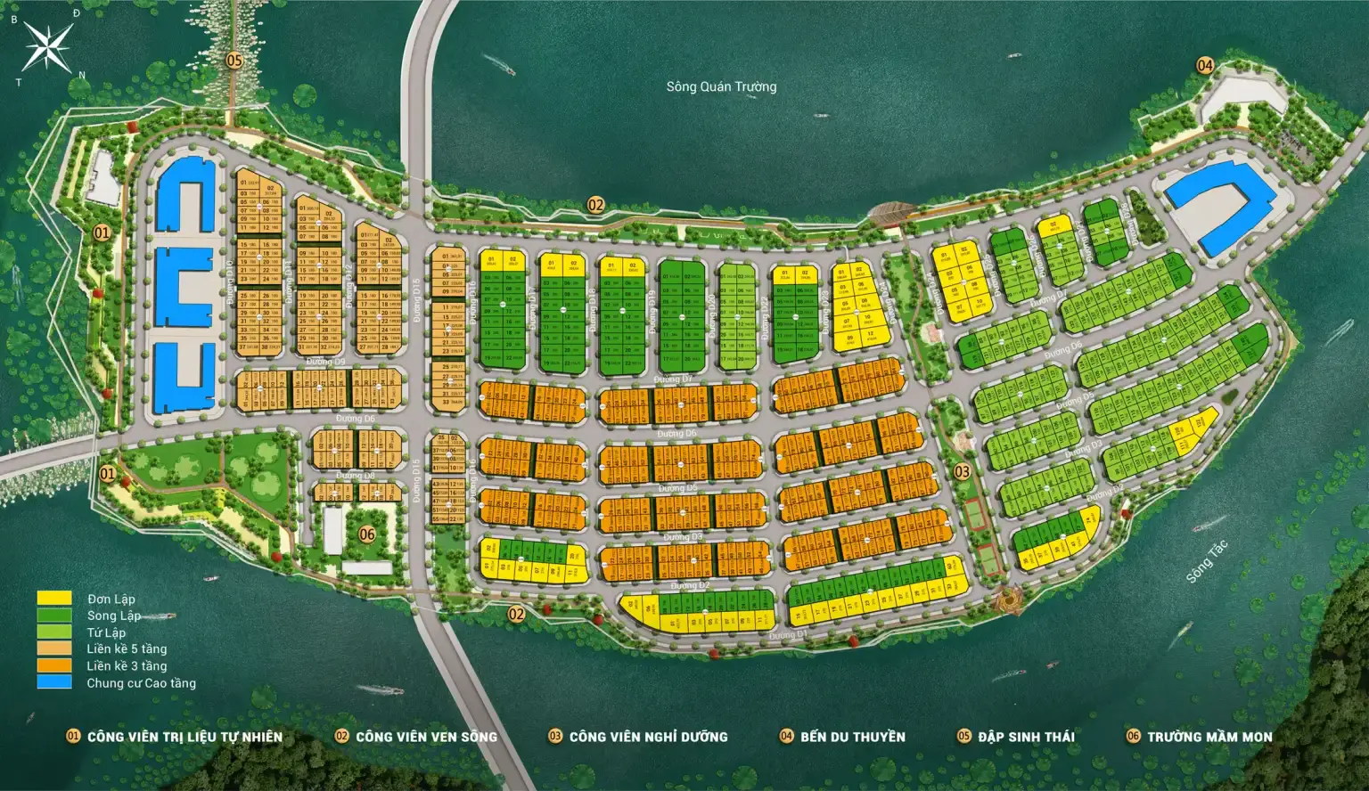 Sơ đồ mặt bằng Sun Charmora City