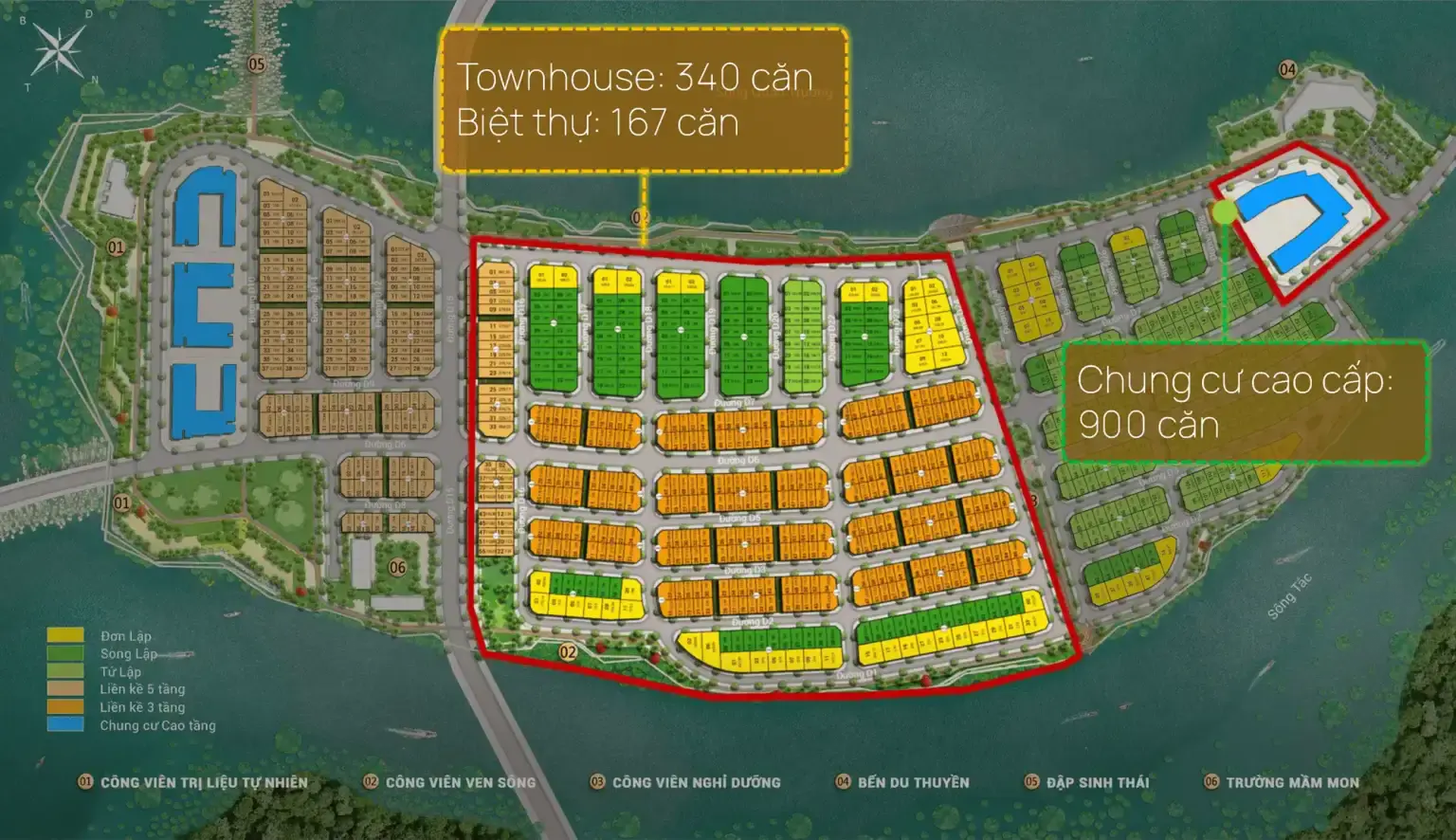 Sơ đồ mặt bằng Sun Charmora City