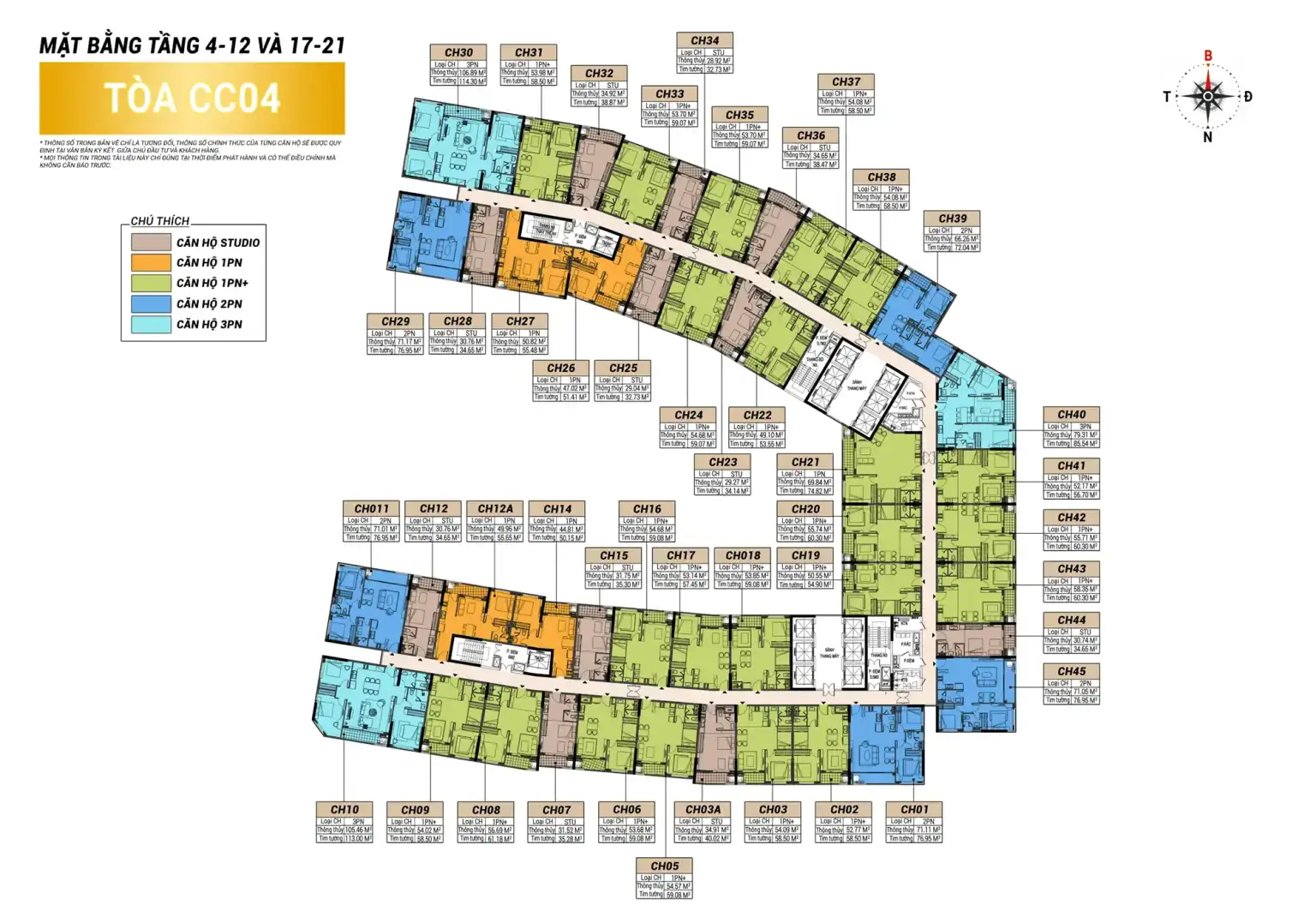 Sơ đồ mặt bằng Sun Charmora City