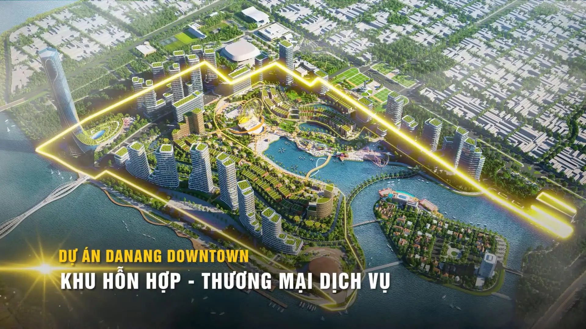 Phối cảnh tổng thể Đà Nẵng Downtown