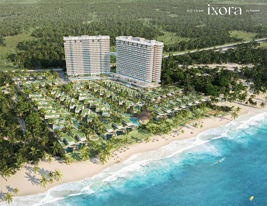 Aerial render of Ixora Ho Tram By Fusion Phase 2