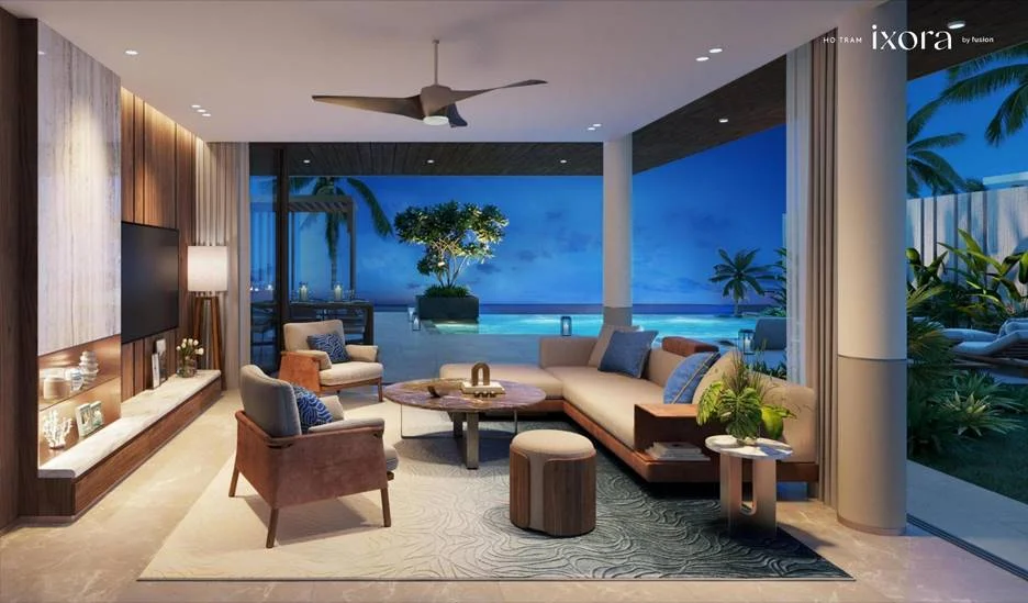 Villa interior at Ixora Ho Tram