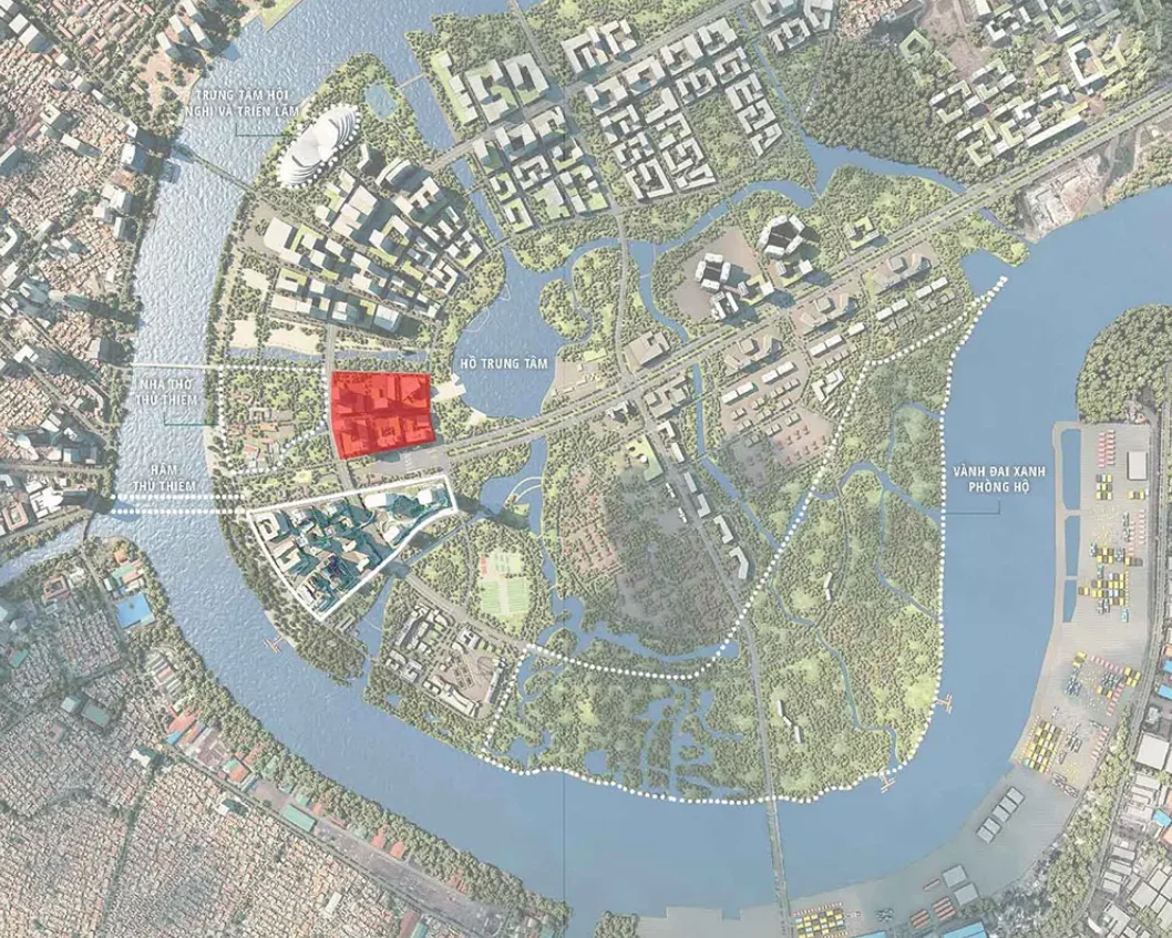 Apartment and tower render - Lotte Eco Smart City