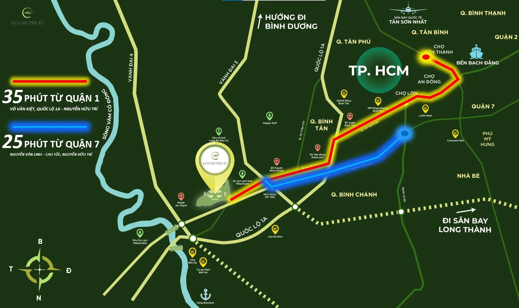 Eco Retreat location map