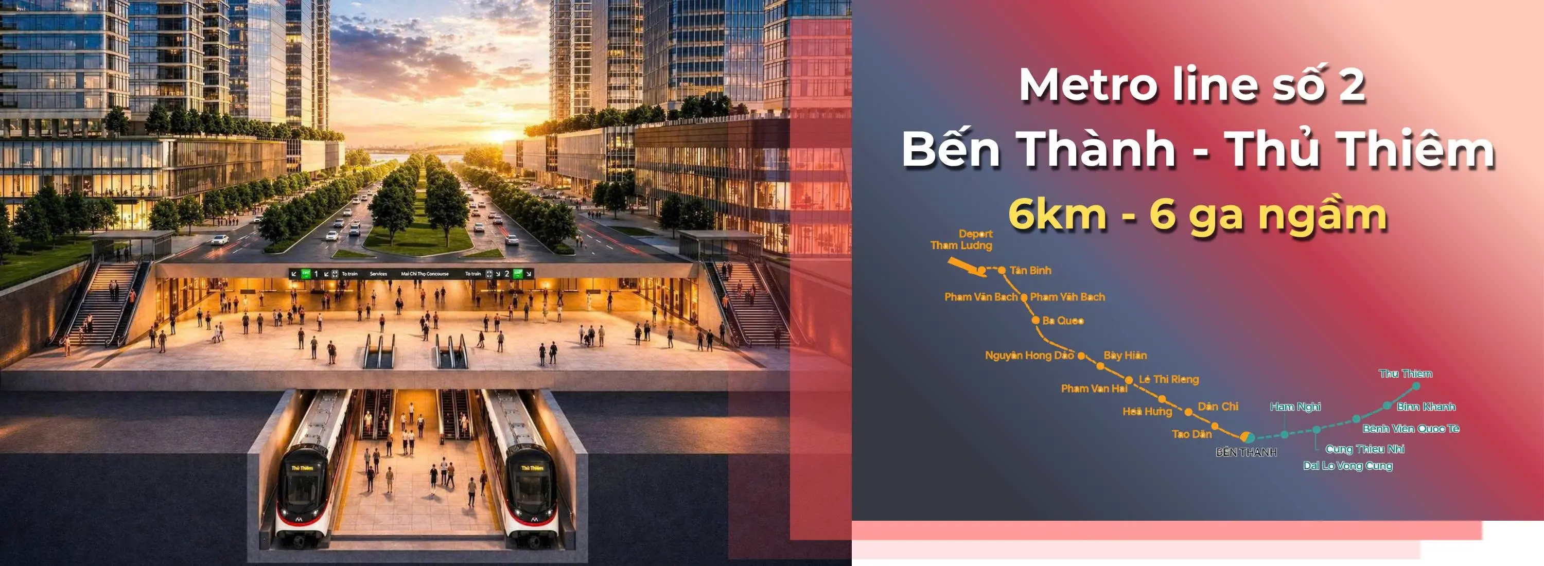 Trung Tâm Hành Chính Thủ Thiêm - Metro Line