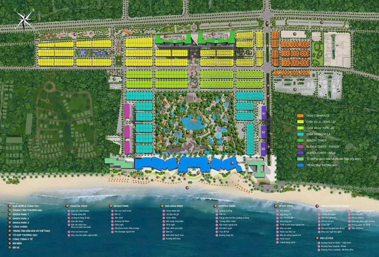 Phối cảnh tổng quan Blanca City