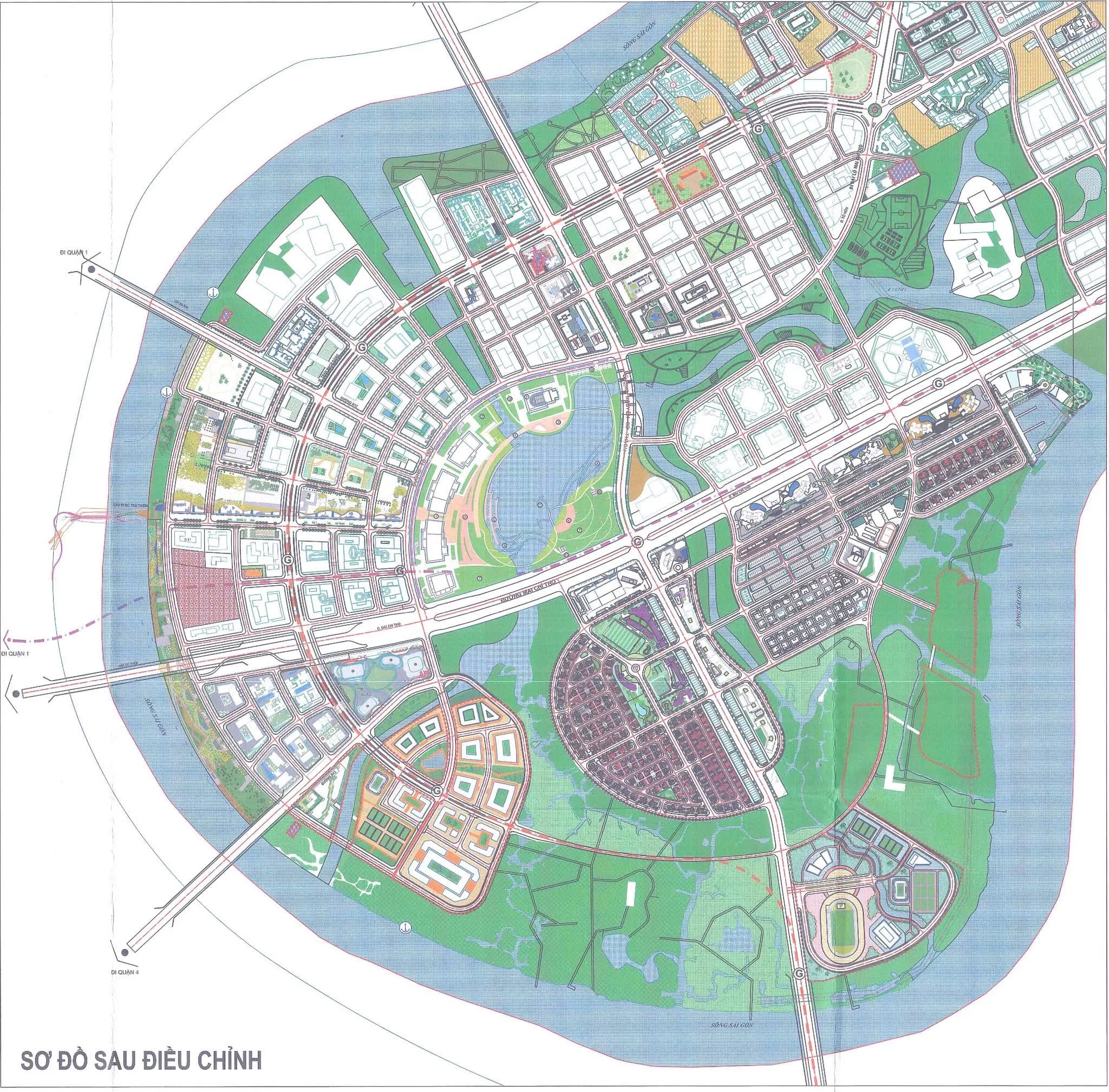 Vị trí Sun Thủ Thiêm