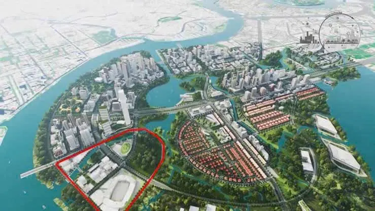 Vị trí phân khu 2C trong quy hoạch